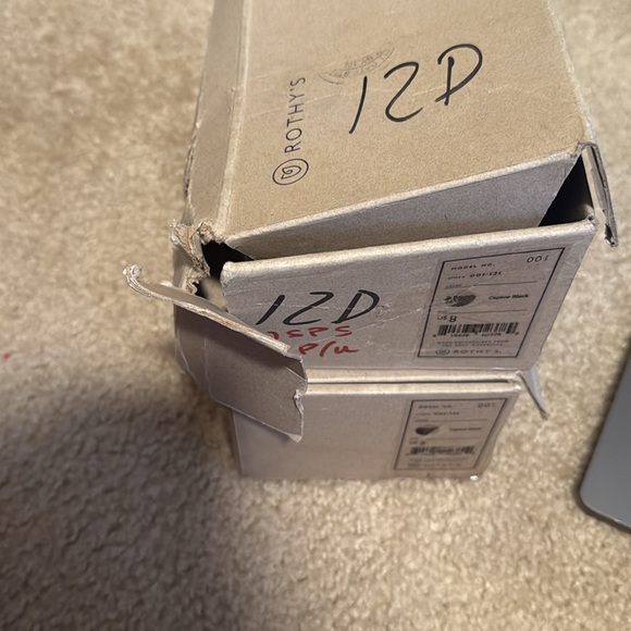 NWT Rothy’s Captoe Black Flats - Picture 9 of 9